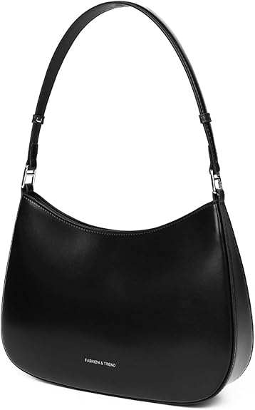 Leather Shoulder Bags for Women, Cute Purses Everyday Trendy, Women's Small Tote Handbags with Magnetic Closure | Genuine Leather